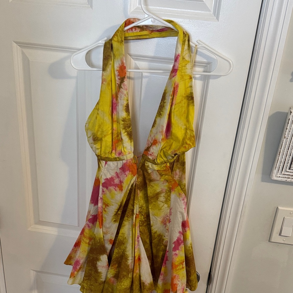 Zara Multicolor Halter Dress